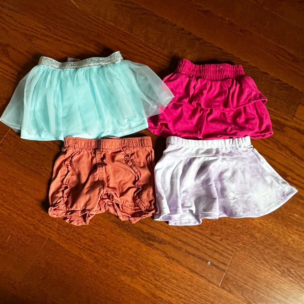 18 month skirts and shorts
